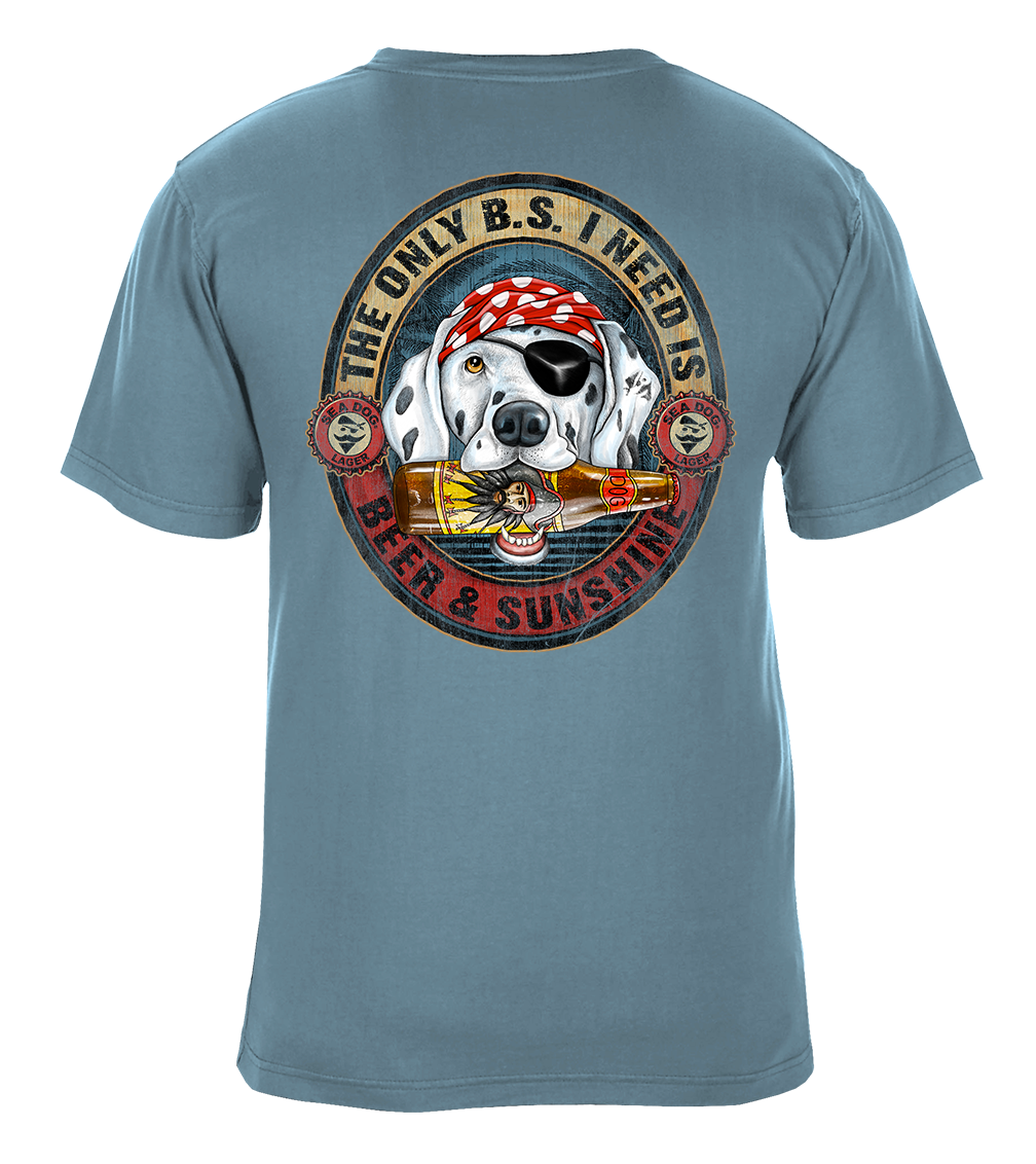 Sea Dog B.S. (Beer & Sunshine) T-Shirt